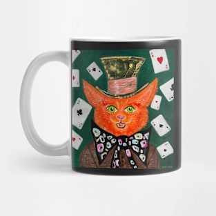 Cat Hatter sticker Mug